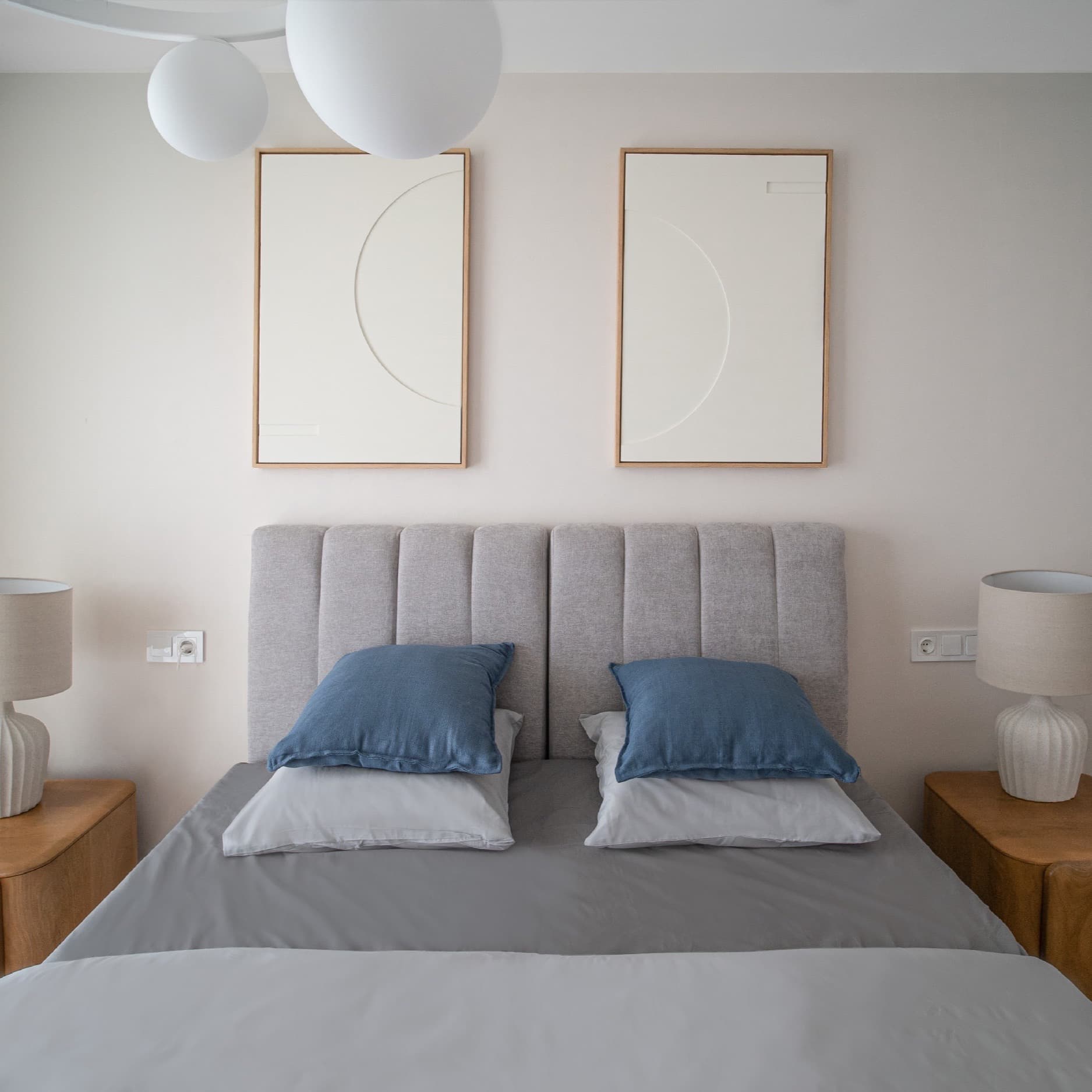 Interiors retouching, bedroom