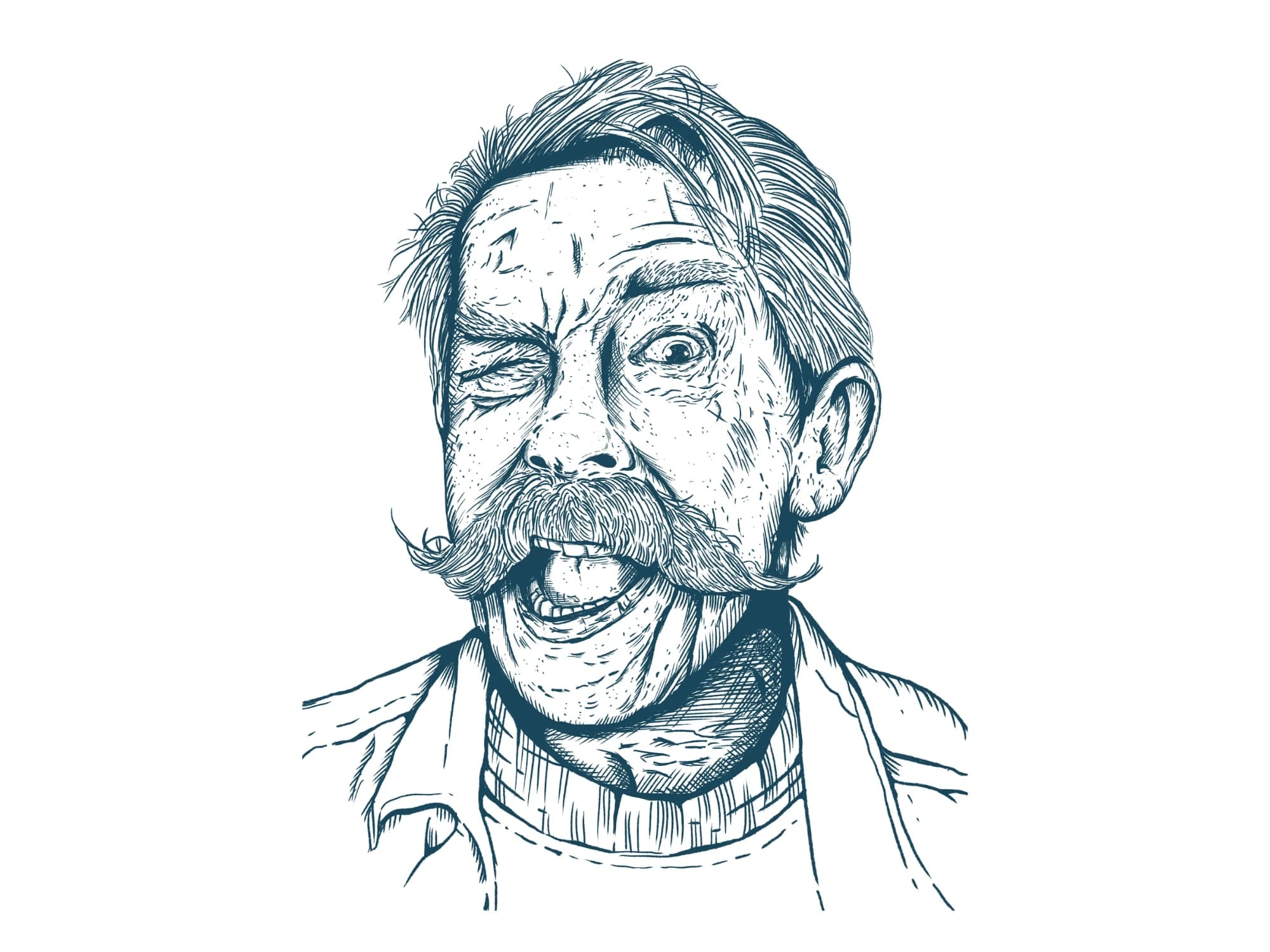 Portrait illustration by Karolina Kuc